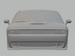 dodge challenger 3D Print Model