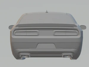dodge challenger 3D Print Model