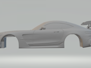 mercedes amg gtr black series 2020 3D Print Model