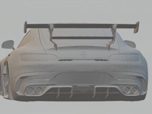 mercedes amg gtr black series 2020 3D Print Model