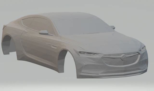 buick avista 3D Print Model .c4d .max .obj .3ds .fbx .stl .blend 