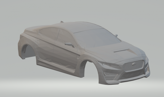 subaru wrx concept 3D Принт Модель .c4d .max .obj .3ds .fbx .stl .blend 