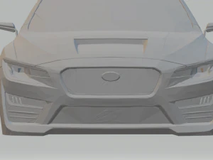 subaru wrx concept 3D Print Model