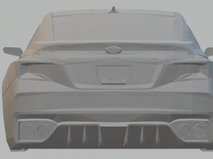 subaru wrx concept 3D Принт Модель