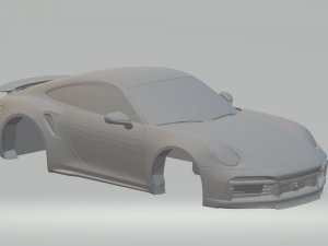 porsche 911 turbo s 2021 3D Baskı Modeli