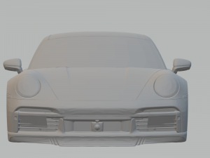porsche 911 turbo s 2021 3Dプリントモデル