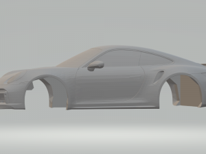 porsche 911 turbo s 2021 3Dプリントモデル