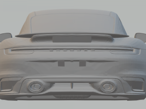 porsche 911 turbo s 2021 3Dプリントモデル