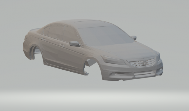 honda accord 3D-Druckmodell .c4d .max .obj .3ds .fbx .stl .blend 