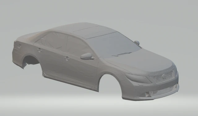 toyota camry 3D Print Model .c4d .max .obj .3ds .fbx .stl .blend