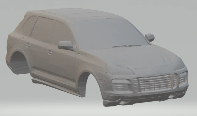 porsche cayenne 3D Print Model .c4d .max .obj .3ds .fbx .stl .blend 