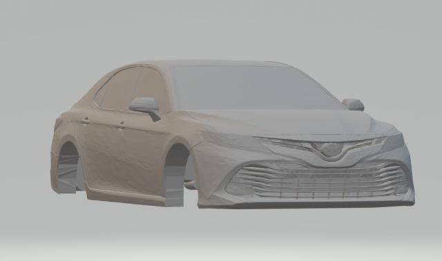 toyota camry 3D प्रिंट मॉडल .c4d .max .obj .3ds .fbx .stl .blend 