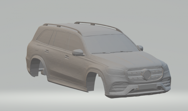 mercedes-benz gls 2020 3D Print Model .c4d .max .obj .3ds .fbx .stl .blend 