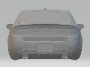 dodge dart Model Cetak 3D