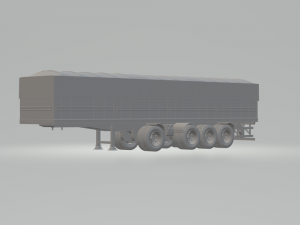 trailer brazilian truck canguru 3D 프린트 모델