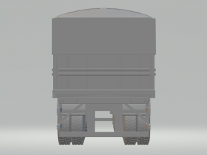 trailer brazilian truck canguru Model do druku 3D