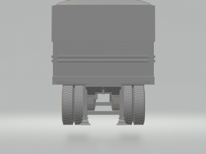 trailer brazilian truck canguru Model do druku 3D