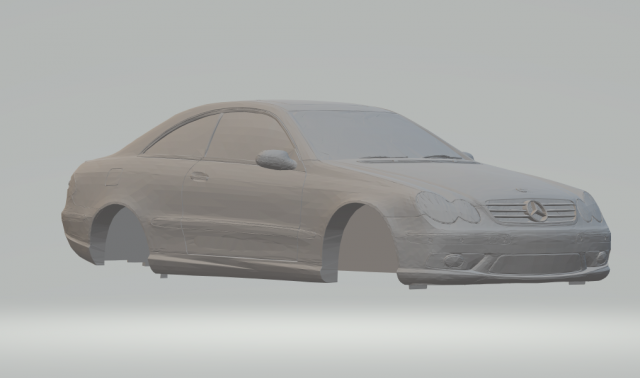 mercedes benz amg clk Modello di stampa 3D .c4d .max .obj .3ds .fbx .stl .blend 