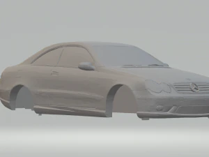 メルセデスベンツAMG CLK 3Dプリントモデル