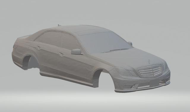 mercedes amg class e 3Dプリントモデル .c4d .max .obj .3ds .fbx .stl .blend 