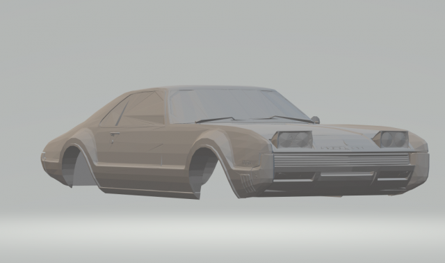 oldsmobile toronado 66 3D Print Model .c4d .max .obj .3ds .fbx .stl .blend 