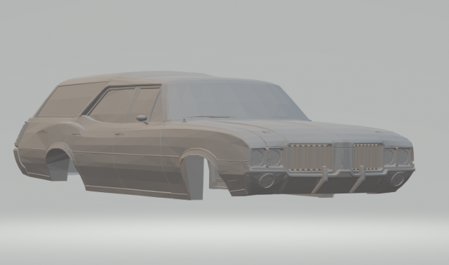 1969 oldsmobile vista cruiser 3D Принт Модель .c4d .max .obj .3ds .fbx .stl .blend 