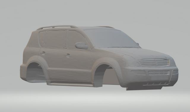ssangyong rexton Modèles 3D en vedette .c4d .max .obj .3ds .fbx .stl .blend 