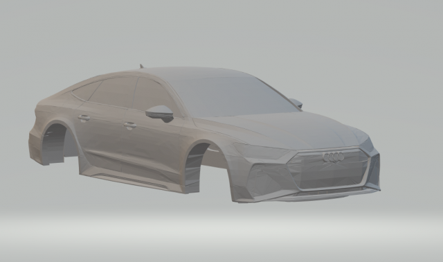 audi rs7 Modèles 3D en vedette .c4d .max .obj .3ds .fbx .stl .blend