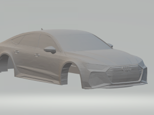 audi rs7 3D Print Model