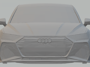 audi rs7 Modèles 3D en vedette