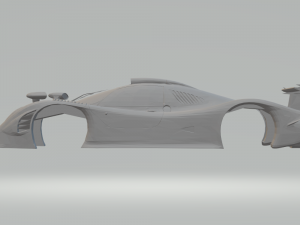porsche 911 gt1 1998 Modello di stampa 3D