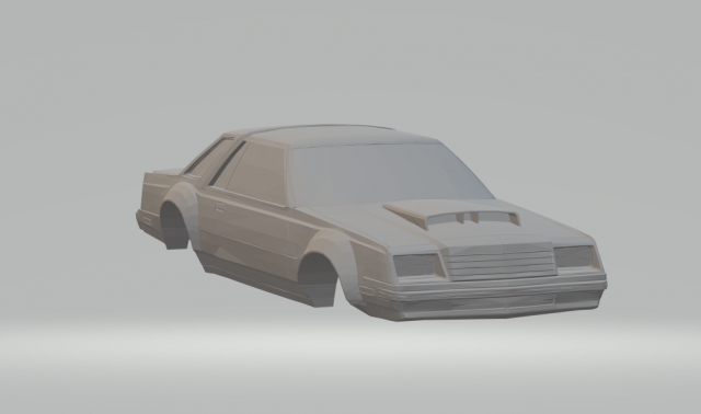 dodge mirada Model do druku 3D .c4d .max .obj .3ds .fbx .stl .blend 