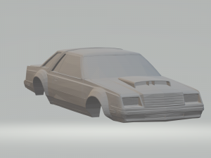 dodge mirada 3D-printmodel