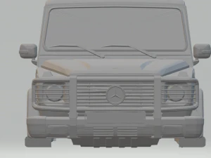 mercedes class g 3D Print Model