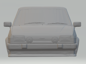 fiesta 1984 xr2 3D-Druckmodell