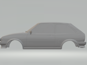 fiesta 1984 xr2 3D-Druckmodell