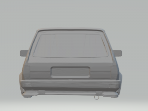 fiesta 1984 xr2 3D-Druckmodell