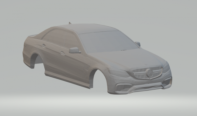 mercedes amg e63 3D प्रिंट मॉडल .c4d .max .obj .3ds .fbx .stl .blend