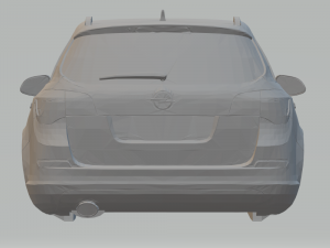 Opel astra sports tourer 3D 打印模型