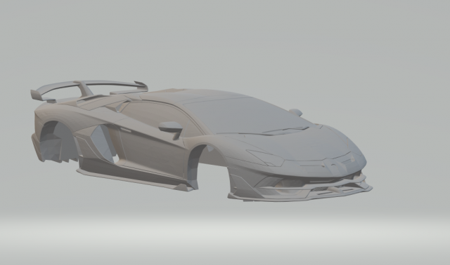 aventador svj roadster 20 3D-printmodel .c4d .max .obj .3ds .fbx .stl .blend 