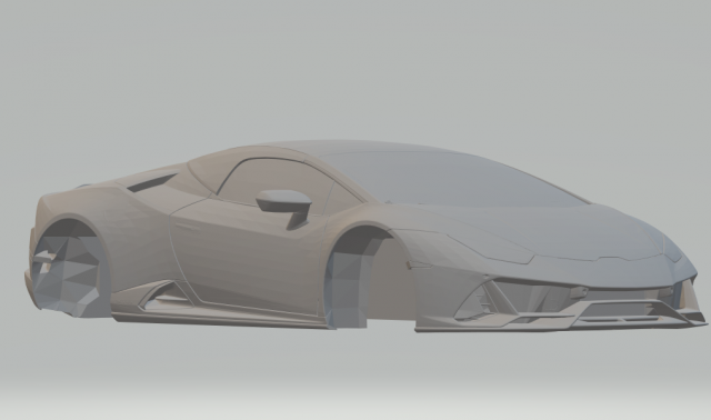 huracan evo spyder 2019 3D Принт Модель .c4d .max .obj .3ds .fbx .stl .blend 