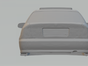 honda civic 99 coupe si 3D-printmodel