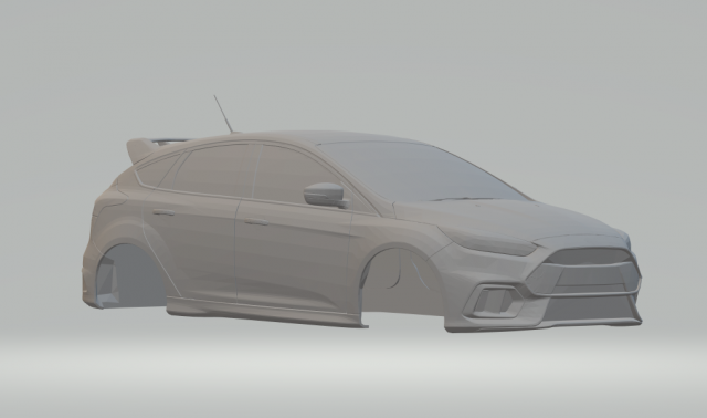 focus rs 2017 3D 프린트 모델 .c4d .max .obj .3ds .fbx .stl .blend