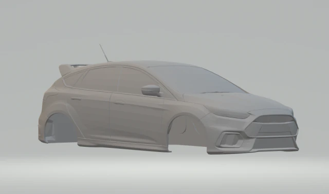focus rs 2017 3D Print Model .c4d .max .obj .3ds .fbx .stl .blend 