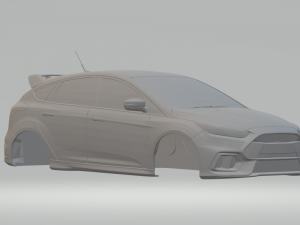 focus rs 2017 Modèles 3D en vedette