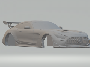 mercedes amg gtr black series 2020 Modelo de impresión 3D