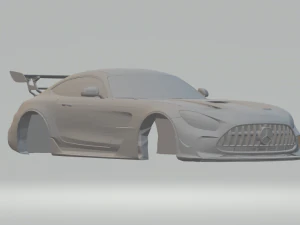 mercedes amg gtr black series 2020 3D Print Model