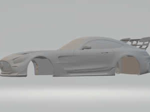 mercedes amg gtr black series 2020 3D प्रिंट मॉडल