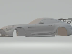 mercedes amg gtr black series 2020 3D Print Model