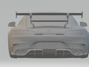 mercedes amg gtr black series 2020 3D प्रिंट मॉडल